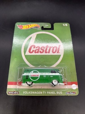 Hot Wheels Premium Castrol Volkswagen T1 Panel Bus (AJ03)