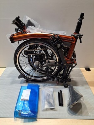 Brompton C Line Explore 6-Gang Faltrad Flame Orange Lacquer Neu OVP M6L Rad