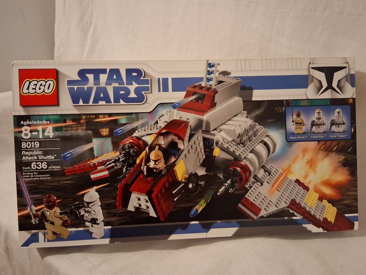 LEGO Star Wars: Republic Attack Shuttle (8019) 100% Complete Set + 