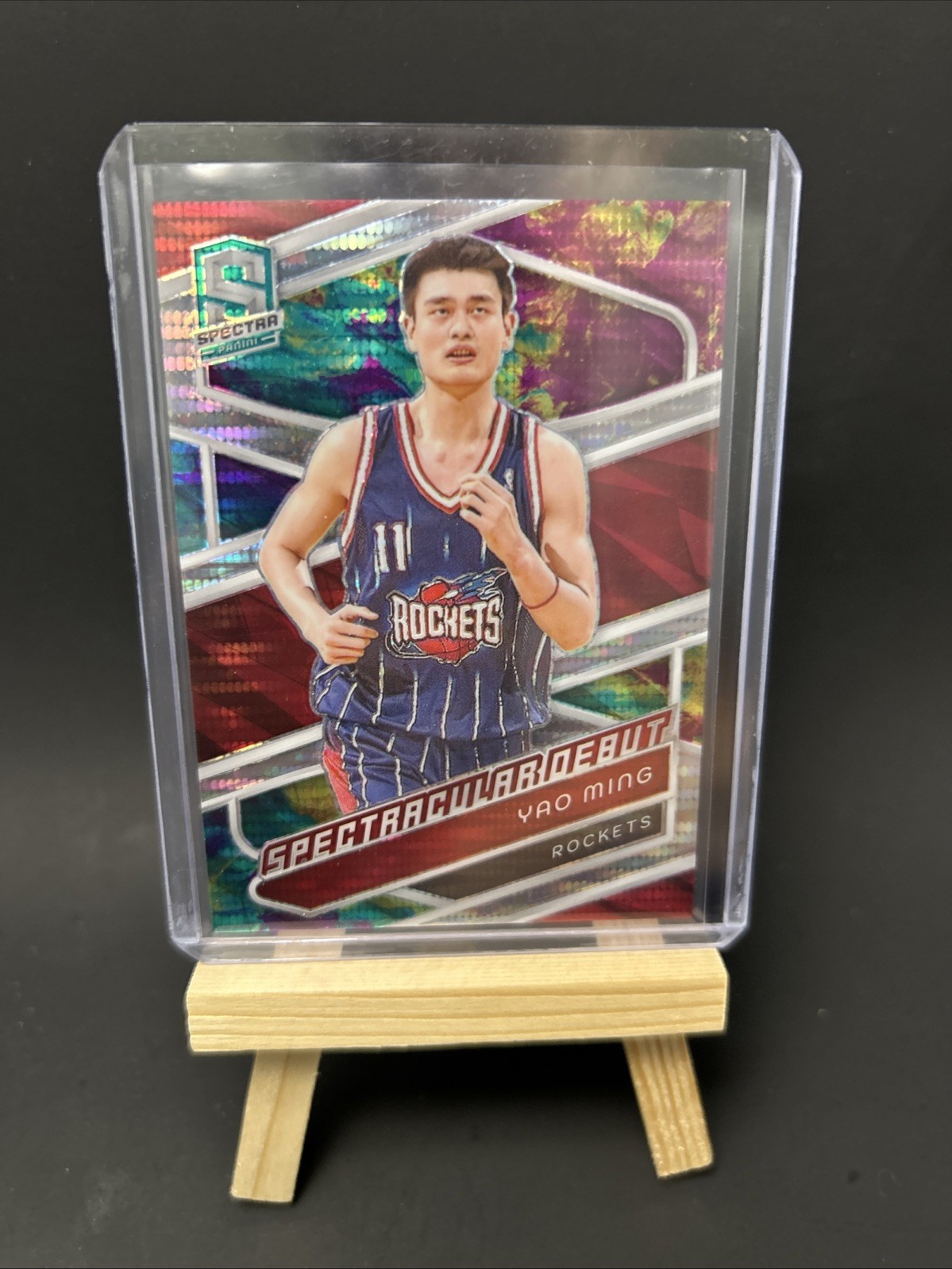 Yao Ming 2023-24 Panini Spectra Spectacular Debut Celestial 123/125 Rockets