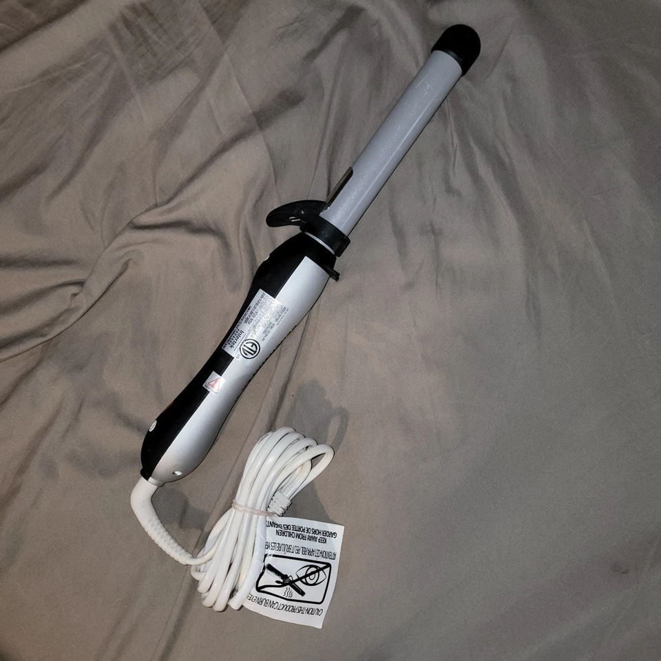 Beachwaver S1 Ceramic Dual Rotating Curling Iron Black & Silver Model BW1136S1 - Image 2 of 4