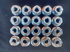 Spiralock M10x1.5 Metric Stainless Steel Hex Locking Flange Nuts (10 pcs)