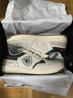 Blauer USA Sneaker aus Leder Modell 'Dayton' in Weiß Gr. 42