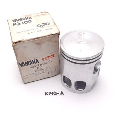 Yamaha RS100 Piston OS 0.50 P/N 463-11636-01