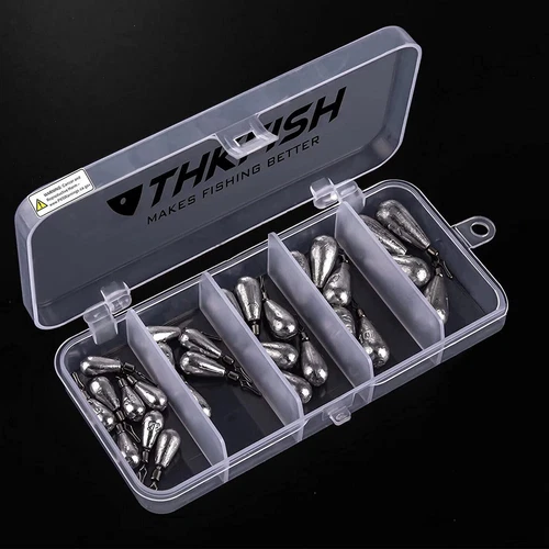 THKFISH 28pcs Fishing Weights Fishing Sinker Drop Shot Weights Fishing Tackle - Picture 7 of 7