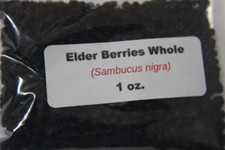 1 oz. Elderberries Whole wildcrafted, Sambucus nigra 