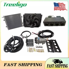 12V Electric Cooling Only Air Conditioner Universal Underdash Auto Car A/C Kit