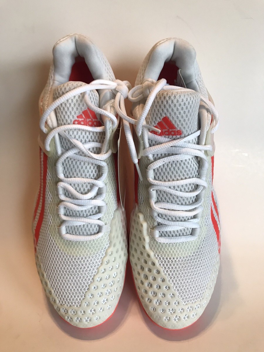 adidas White and Red Men\'s Athletic Shoes size 12.5  new w tags adidas White 12.5 US Football Shoes & Cleats for Men for  main image 4