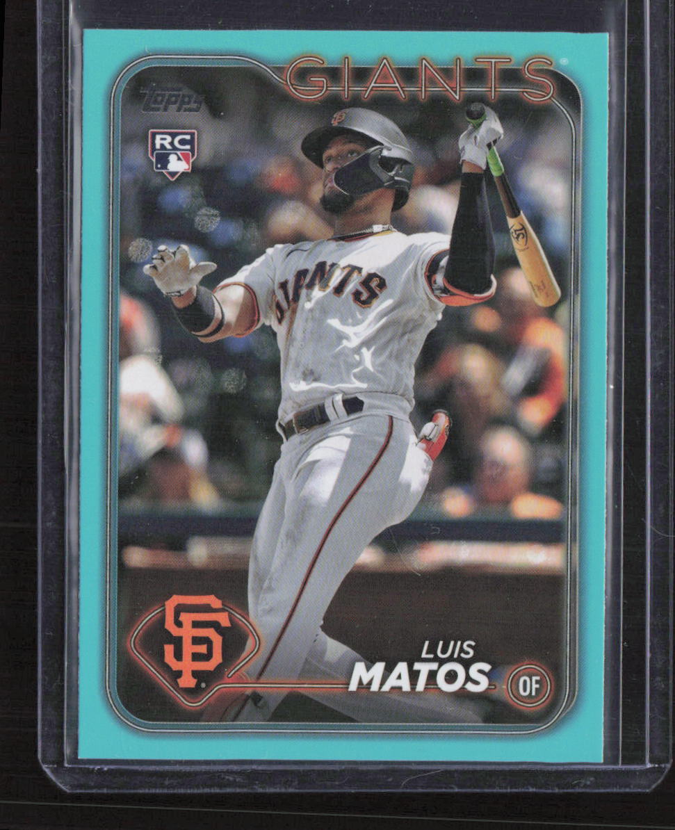 2024 Topps Series One #28 Luis Matos Aqua RC
