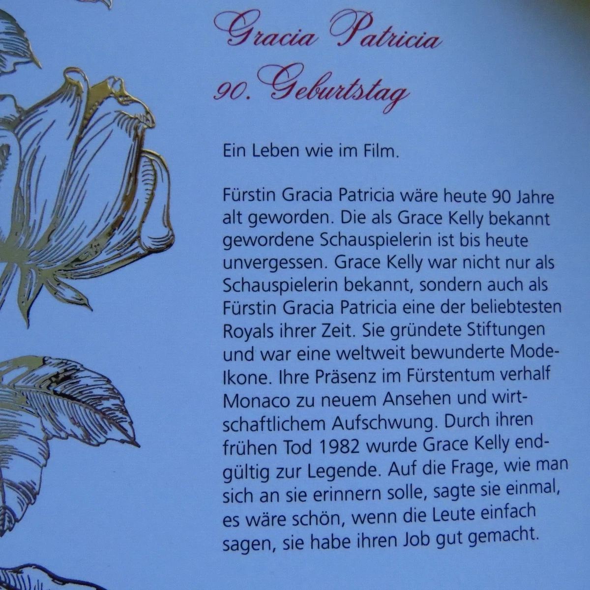 Gracia Patricia Kelly Kilo Coin Silver Niue 2019 with 25 diamonds and red rose