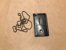 Jay Pee Leather Neck Chain Badge Holder