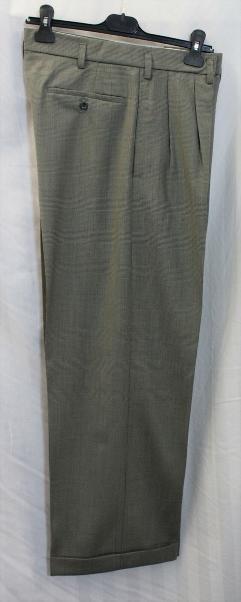 Men's 1940's Oxford Bags Trousers WWII reenactment 40's WW2