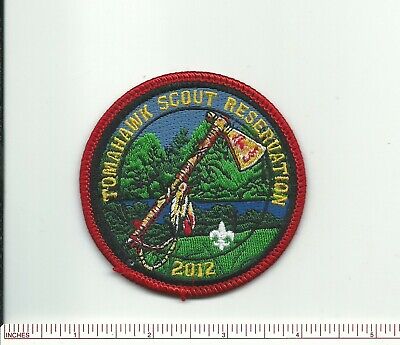 SCOUT BSA 2017 TOMAHAWK RESERVATION PATCH NORTHERN STAR COUNCIL MN WI CAMP BADGE 