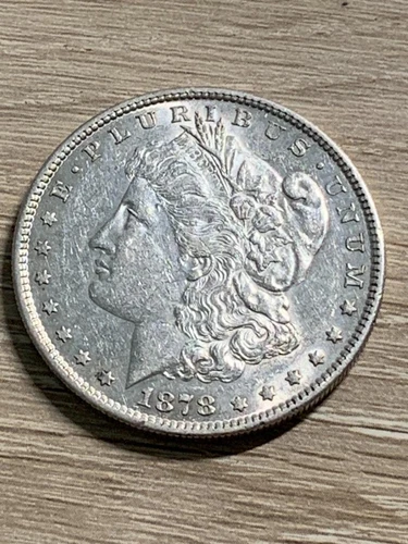 1878-S Morgan Silver Dollar Vam 1D (Gouge in Tail feathers) AU SKU# 35093