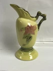 Vintage Hull Pottery Small Woodland Ewer Pitcher Vase Green W3-5 1/2" USA 1950s