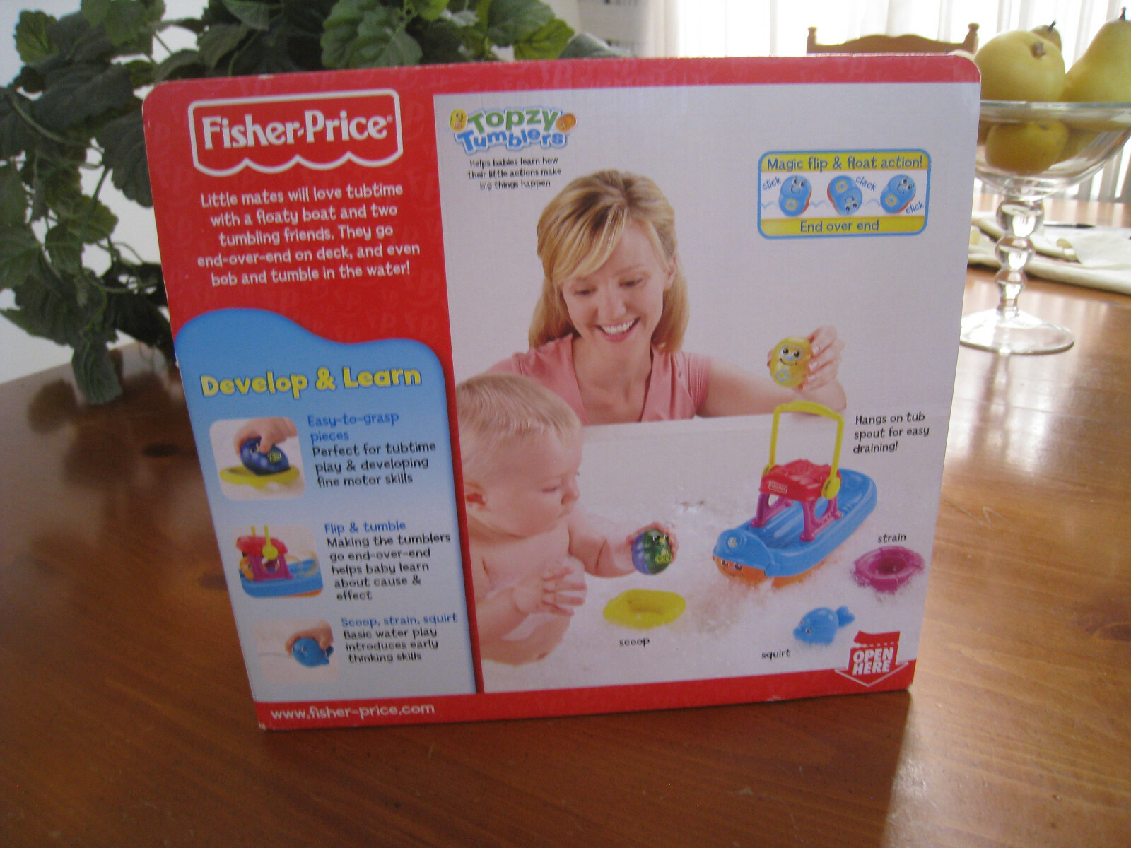 fisher price stackin tubtime boat