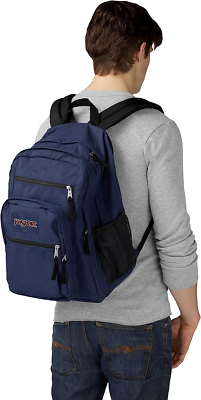 jansport backpack gbig student chevron Jansport big student Backpack Red Orange Zebra Chevron Striped large Fast  Ship!