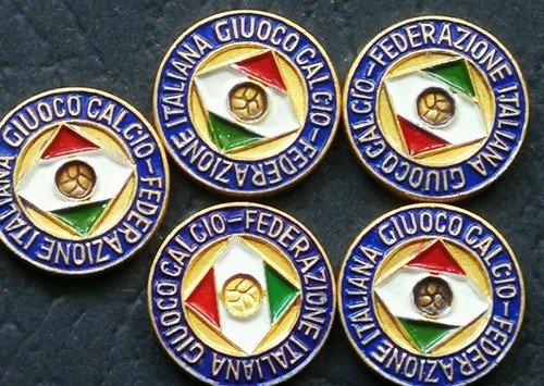 UN DISTINTIVO FIGC FEDERAZIONE ITALIANA GIUOCO CALCIO SOCCER FOOTBALL CAMPIONI - Picture 7 of 8