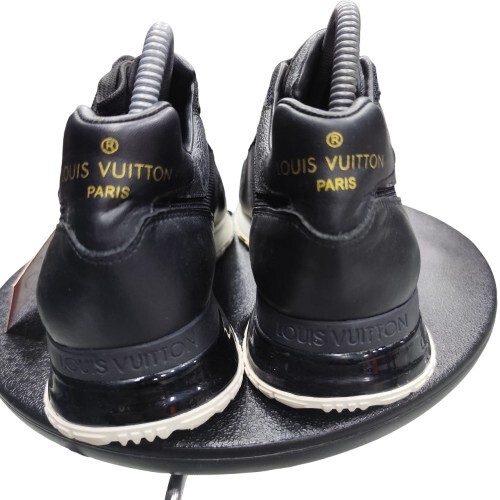 Louis Vuitton Run Away Sneaker Mesh & leather Monogram LV Black Size 40 EU - Picture 13 of 15