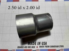 2.50 id x 2 id Exhaust Pipe to Pipe Coupling Connector Adapter Made in the USA