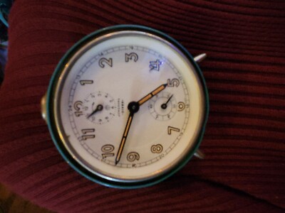 Antique German JUNGHANS BIVOX Mantel Alarm Clock W.231 Art Deco 1930's