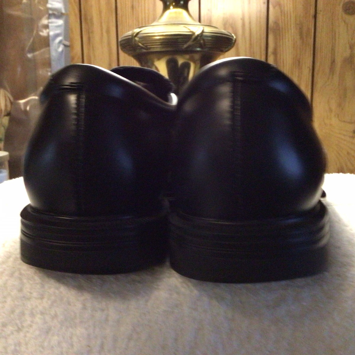 Rockport Black Slip-On Perforated Leather Loafers adiPRENE by Adidas Men main image 2