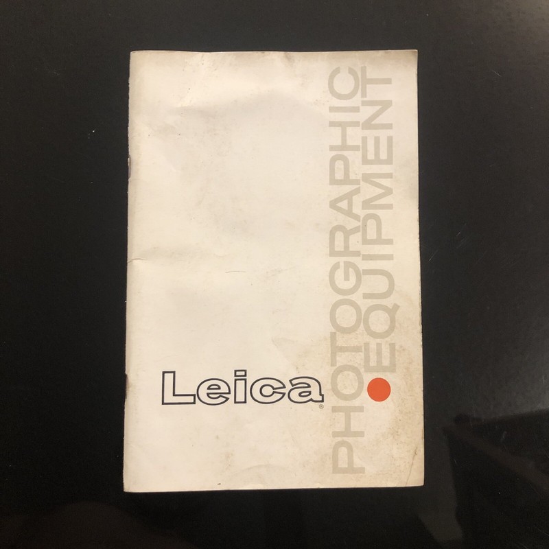Excellent Leica Photographic Equipment Catalog 1957 (84 Pages) P-4070