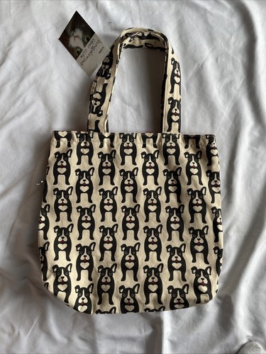 BUNGALOW 360 Borsa in Tela Cotone Tote Cane Design Tasca Nascosta Foderata NUOVA. (33) - Foto 5 di 8