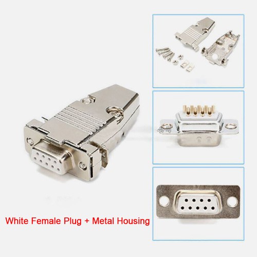 DB9 9Way D-SUB Connector Female/Male Plug Socket Metal/Plastic Shell Solder Type - Picture 30 of 31