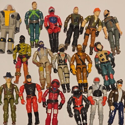 Collection Lot of G.I. Joe Cobra ARAH Drivers & Pilots Action Figures YOU PICK
