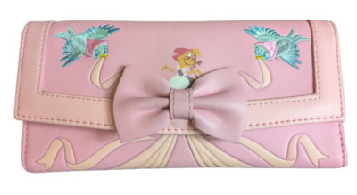 Loungefly Disney Cinderella Sewing Pink Dress 70th Anniversary Wallet *READ*