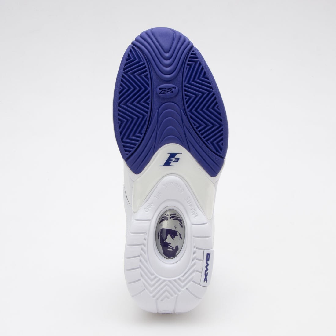 Reebok Answer IV  100033884 White Purple Men's Size