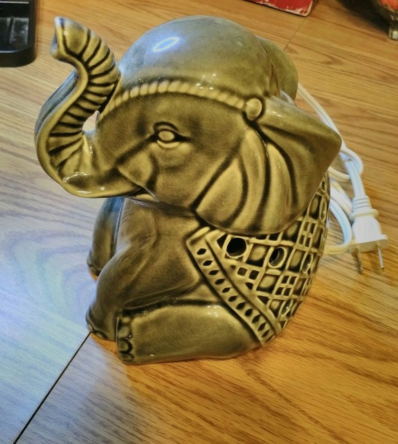ceramic elephant night light