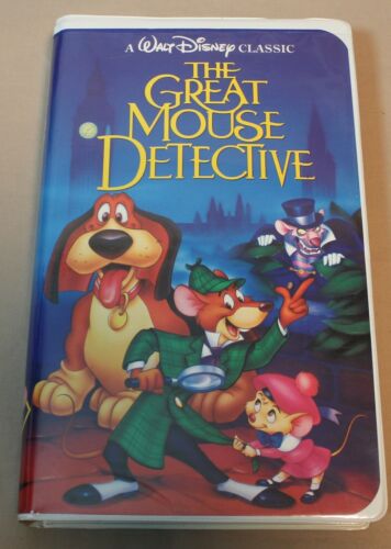 Walt Disney: The Great Mouse Detective Black Diamond Edition (VHS, 1992) #1360