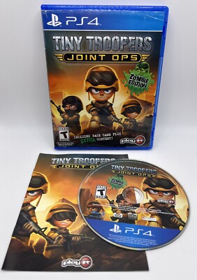 Tiny Troops Joint Ops Zombie Edition (PS4 PlayStation 4, 2015) TESTED-VG