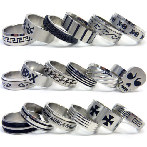 8mm Silver-Tone Stainless Steel Curb Chain Bracelet | In Stock! | Lucleon - Foto 6