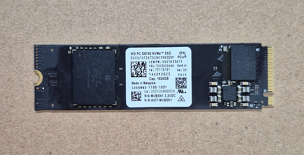 Western Digital 1TB SSD SN740 M.2 2280 PCIe Gen4 x4 NVMe | eBay