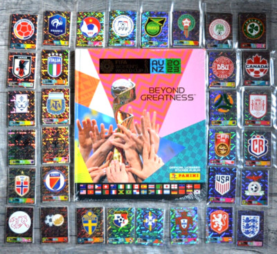 Panini Frauen Fußball WM 2023-Hardcover-Album Limited + alle 580 Sticker + Bonus