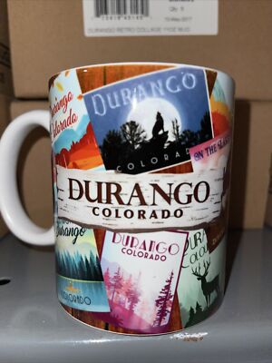 Durango Colorado Collage Ceramic Coffee Mug-FREE SHIPPING!