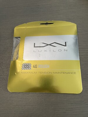 Luxilon  4G Rough 125 Yellow 12,2 M WRZ997114 From Belgium
