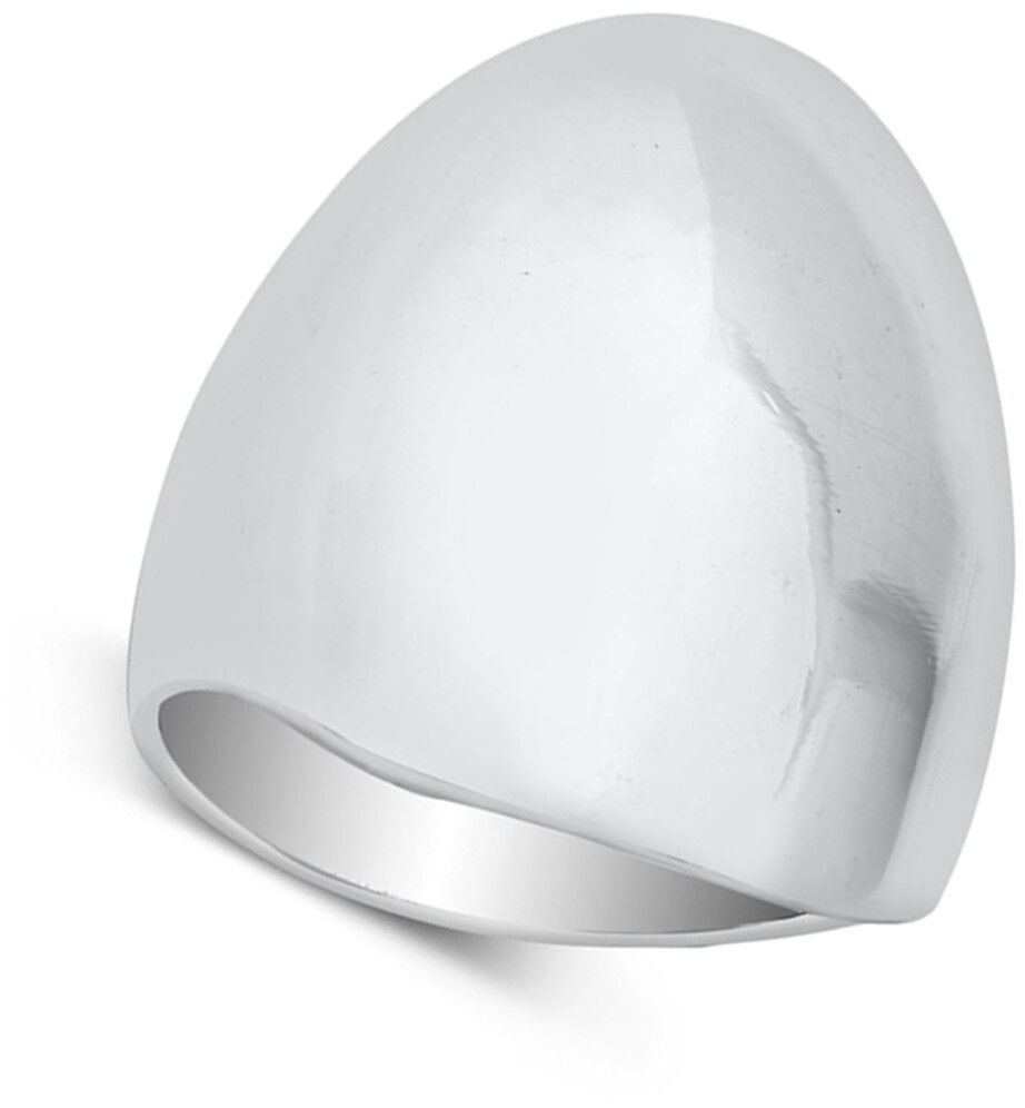 ヴィンテージ！Silver Round Dome リング Chunky Round Statement Dome Ring New .925 Sterling Silver
