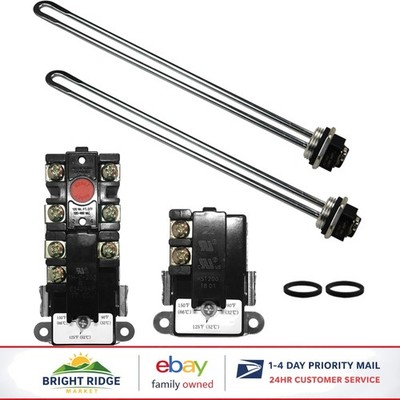 4500W Electric Water Heater Replacement Kit with Thermostats and Copper Elements