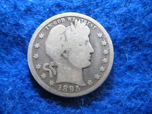 1895 Barber Quarter - Nice Circulated