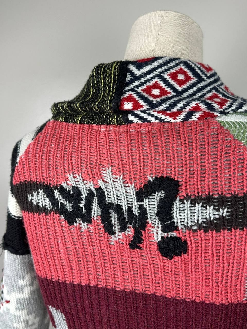 Desigual Why? Multicolor Patchwork Zipper Colorbl… - image 10