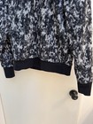 Athleta Tugga Sherpa Jacquard Hoodie Sweatshirt Black Gray White Size Small — photo 6