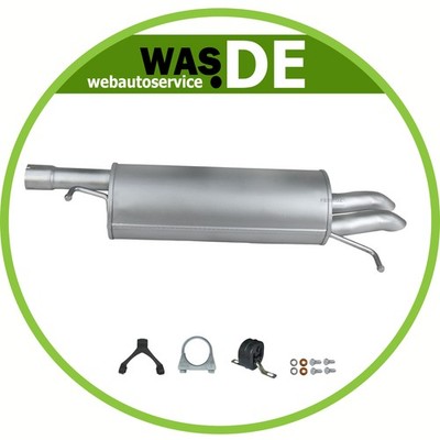 Endschalldämpfer SKODA SUPER B I, 1.9 TDI, 3U4, VW PASSAT, 1.9TDI, 3B3  Auspuff