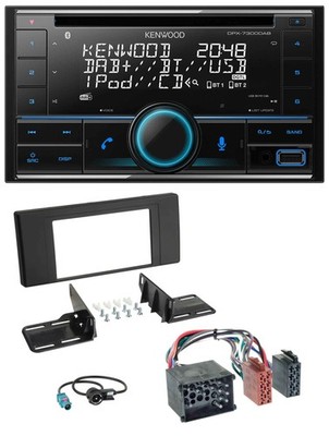Kenwood CD 2DIN DAB USB MP3 Bluetooth Autoradio für BMW X5 (E53 2000 2002)