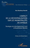 L'impact De La DéCentralisation Sur Les MunicipalitéS En Afrique | Muambi | Buch