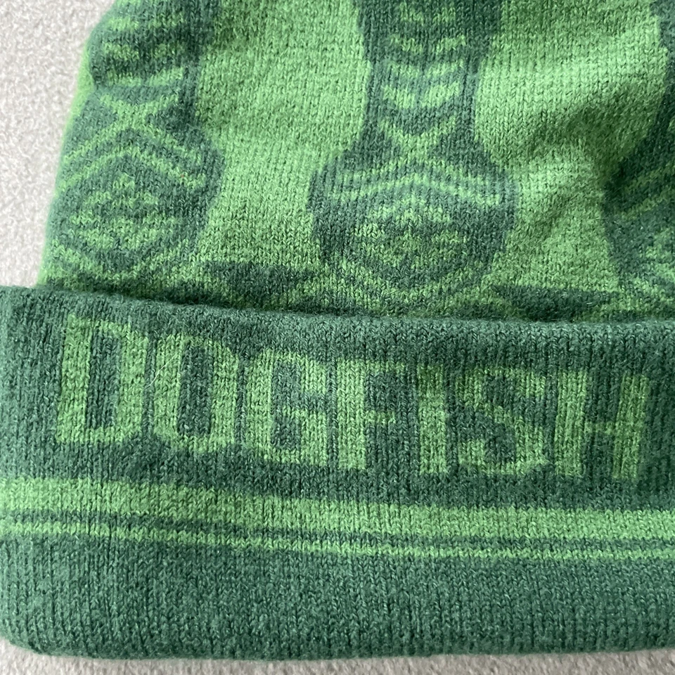 Gorro de cervecería con cabeza de pez perro Pom Pom plegable sombrero lúpulo tejido unisex cerveza Gorpcore Foto 4 de 4