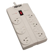 Tripp Lite 8 Outlet Surge Protector Power Strip, Extra Long Cord 25ft, Right-...